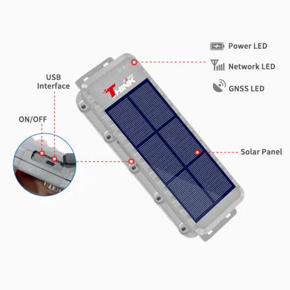 Solar Powered Magnetic GPS Terminal–TL-904D